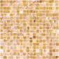 Caramel Beige 12 x 12 Glossy Glass Mosaic Tile