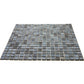 Mouse Gray 12 x 12 Glossy Glass Mosaic Tile