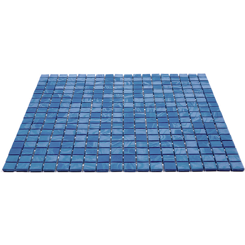 Sapphire Blue 12 x 12 Glossy Glass Mosaic Tile