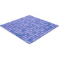 Neon Blue 12 x 12 Glossy Glass Mosaic Tile