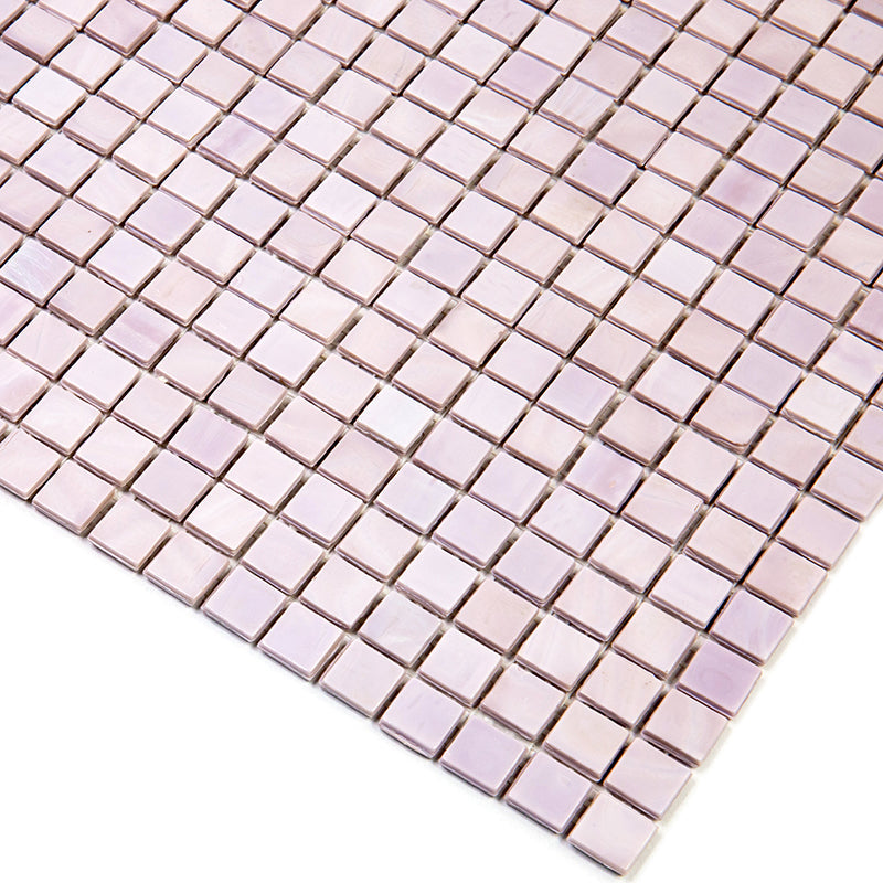 Lavander 12 x 12 Glossy Glass Mosaic Tile