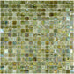 Tortilla Brown 12 x 12 Glossy Glass Mosaic Tile