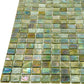 Tortilla Brown 12 x 12 Glossy Glass Mosaic Tile