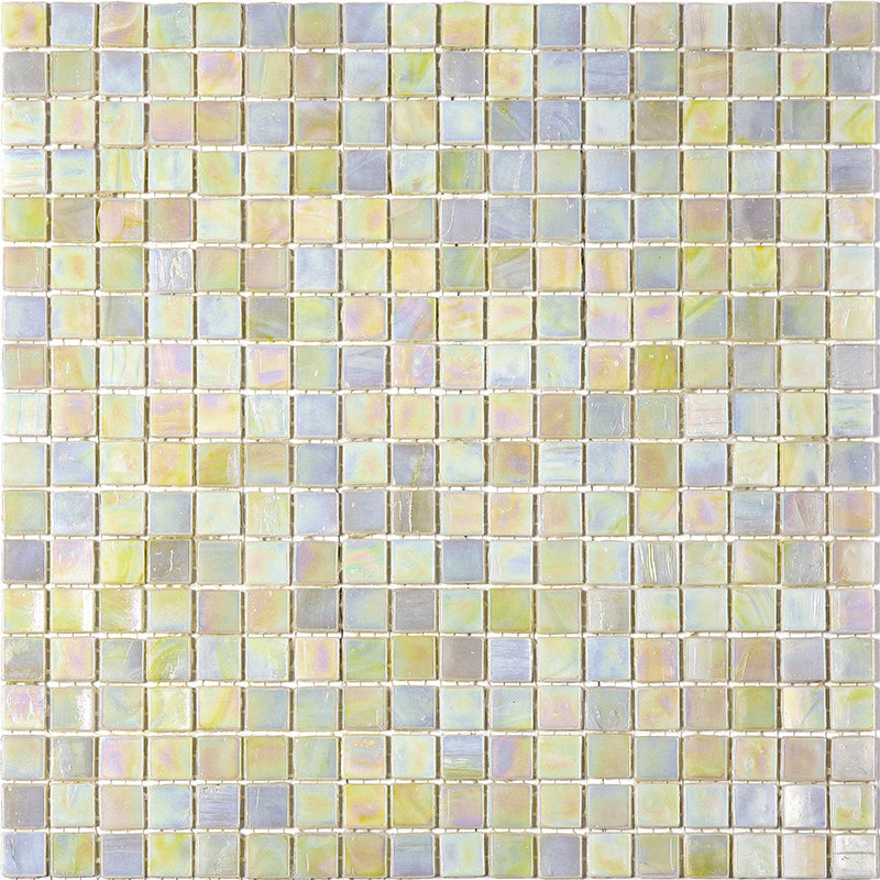 Behr French Beige 12 x 12 Glossy Glass Mosaic Tile