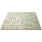 Behr French Beige 12 x 12 Glossy Glass Mosaic Tile