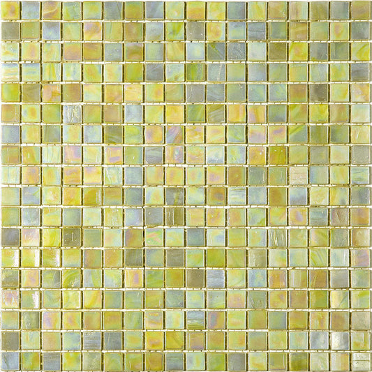 Sentimental Beige 12 x 12 Glossy Glass Mosaic Tile - Sample