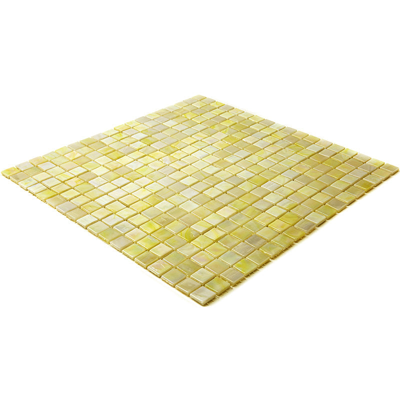 Sentimental Beige 12 x 12 Glossy Glass Mosaic Tile