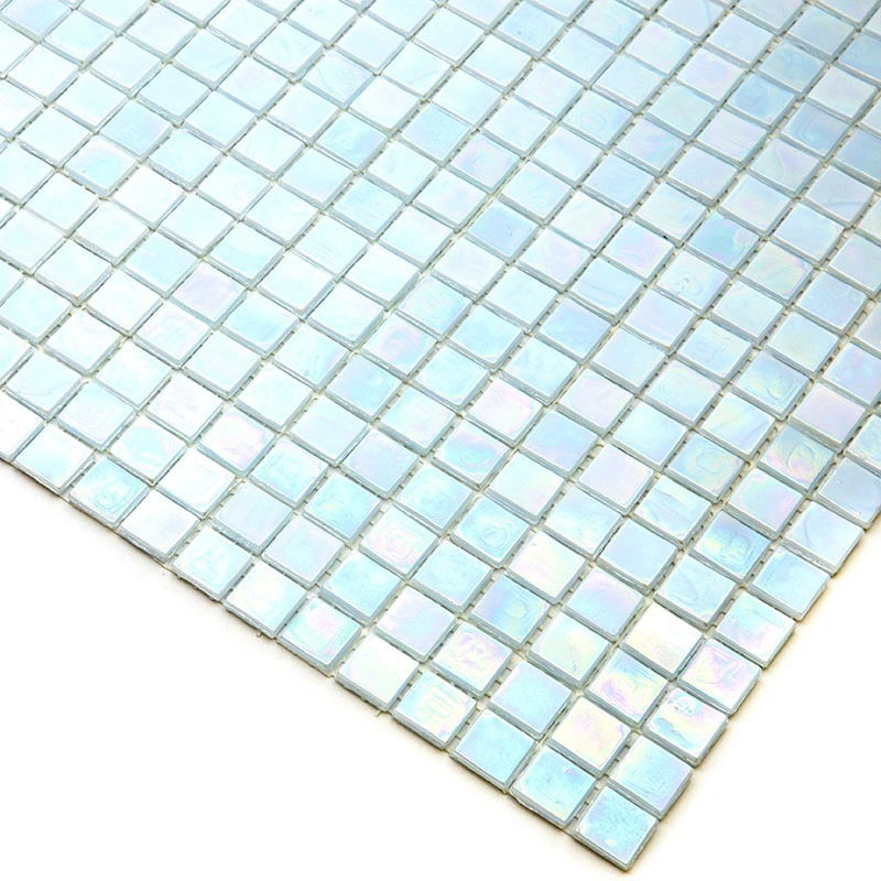 Honeydew Green 12 x 12 Glossy Glass Mosaic Tile