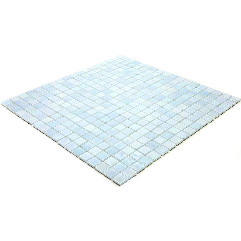 Honeydew Green 12 x 12 Glossy Glass Mosaic Tile