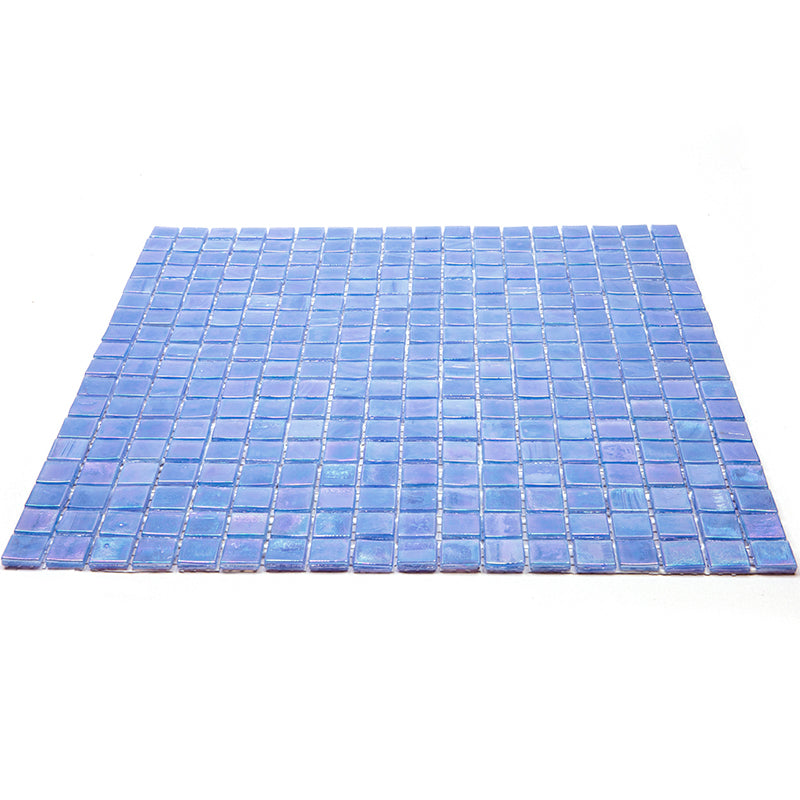 Carolina Blue 12 x 12 Glossy Glass Mosaic Tile