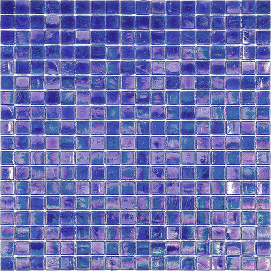 Egyptian Blue 12 x 12 Glossy Glass Mosaic Tile