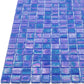 Egyptian Blue 12 x 12 Glossy Glass Mosaic Tile