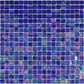 Shimmer Cobalt Blue 12 x 12 Glossy Glass Mosaic Tile