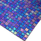 Shimmer Cobalt Blue 12 x 12 Glossy Glass Mosaic Tile