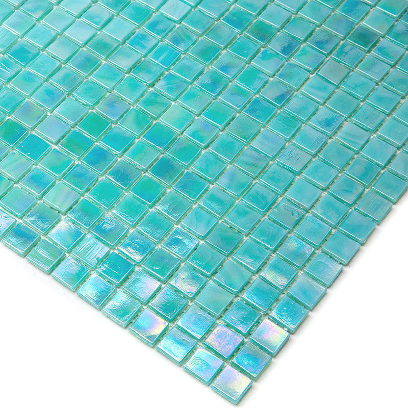 Lincoln Green 12 x 12 Glossy Glass Mosaic Tile