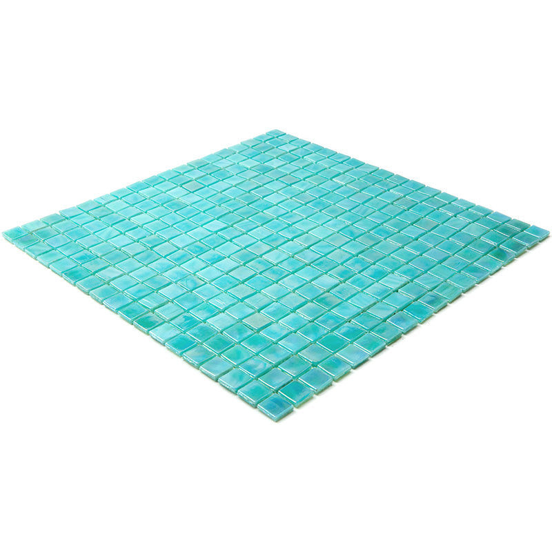 Lincoln Green 12 x 12 Glossy Glass Mosaic Tile