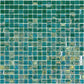 Grenn-Blue 12 x 12 Glossy Glass Mosaic Tile