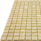 Ecru Beige 12 x 12 Glossy Glass Mosaic Tile