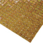 Gold Beige 12 x 12 Glossy Glass Mosaic Tile