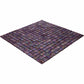 Wine Red 12 x 12 Glossy Glass Mosaic Tile