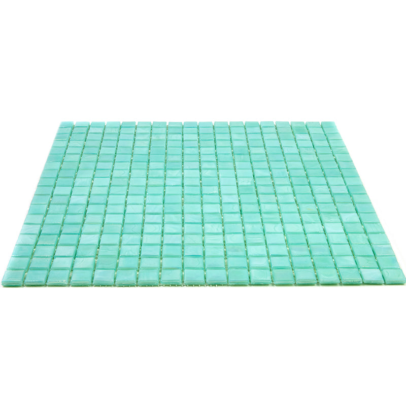 Winter Green 12 x 12 Glossy Glass Mosaic Tile