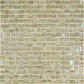 Yellowish Gray 12 x 12 Glossy Glass Mosaic Tile