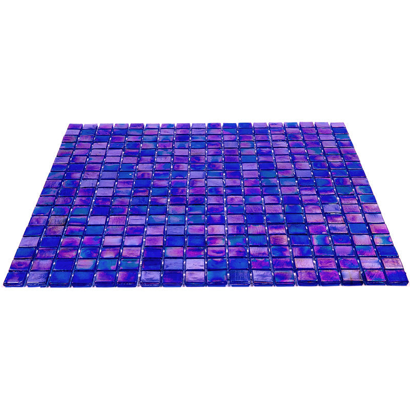 Tiffany Blue 12 x 12 Glossy Glass Mosaic Tile