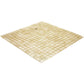 Light Fawn Beige 12 x 12 Glossy Glass Mosaic Tile