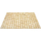 Light Fawn Beige 12 x 12 Glossy Glass Mosaic Tile