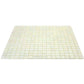 Rainbow White 12 x 12 Glossy Glass Mosaic Tile