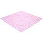 Pale Pink 12 x 12 Glossy Glass Mosaic Tile