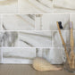 Chiffon White 12 x 12 Matte Recycled Glass Mosaic Tile