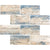 Blue and Beige 12 x 12 Matte Recycled Glass Mosaic Tile