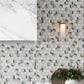 Gray and Beige 10 x 12 Matte Recycled Glass Mosaic Tile