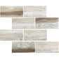 Beige 12 x 12 Matte Recycled Glass Mosaic Tile