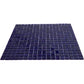 Indigo Blue 12 x 12 Glossy Glass Mosaic Tile