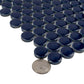 Indigo Blue 12 x 12 Glossy Porcelain Mosaic Tile