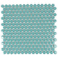 Turquoise 12 x 12 Glossy Porcelain Mosaic Tile