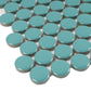 Turquoise 12 x 12 Glossy Porcelain Mosaic Tile