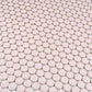 Nude Pink 12 x 12 Glossy Porcelain Mosaic Tile