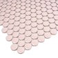 Nude Pink 12 x 12 Glossy Porcelain Mosaic Tile