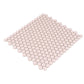 Nude Pink 12 x 12 Glossy Porcelain Mosaic Tile