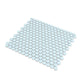 Cyan Blue 12 x 12 Matte Porcelain Mosaic Tile