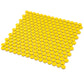 Yellow 12 x 12 Glossy Porcelain Mosaic Tile