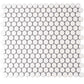 Pearl White 12 x 12 Matte Porcelain Mosaic Tile