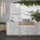 Pearl White 12 x 12 Matte Porcelain Mosaic Tile - Sample