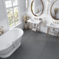 Black 12 x 12 Glossy Porcelain Mosaic Tile