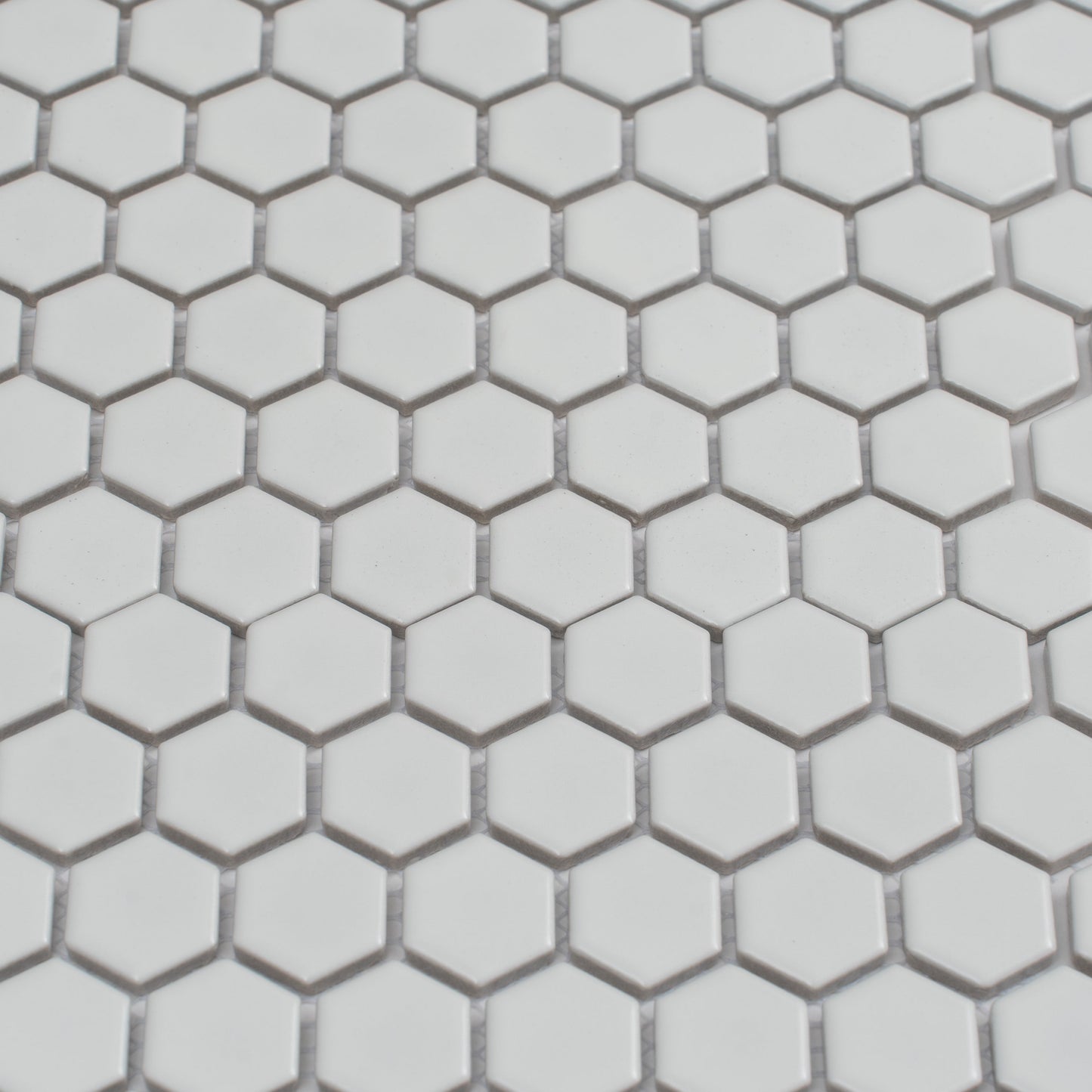 White 10 x 12 Matte Porcelain Mosaic Tile