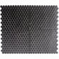 Black 10 x 12 Matte Porcelain Mosaic Tile