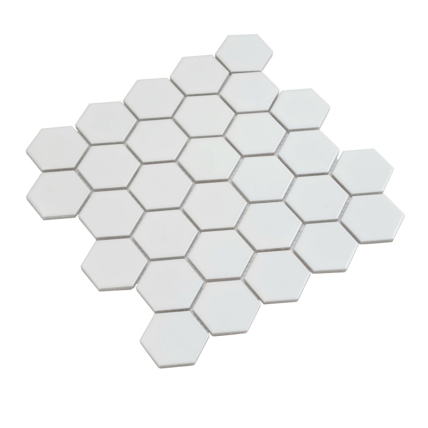 White 11 x 11 Matte Porcelain Mosaic Tile